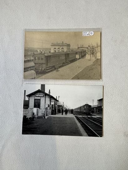 ISSY LES MOULINEAUX, lot de 2 cartes photos...