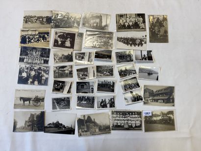 DEAUVILLE, lot de 15 cartes photos sur D...