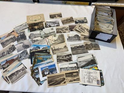 TROUVILLE, carton a chaussure de cartes sur...