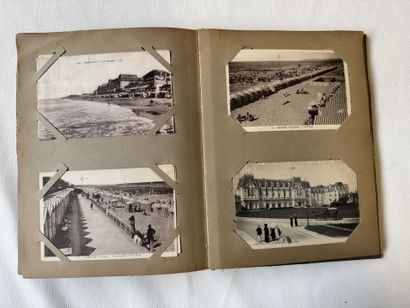 CALVADOS, album de cartes de divers communes...