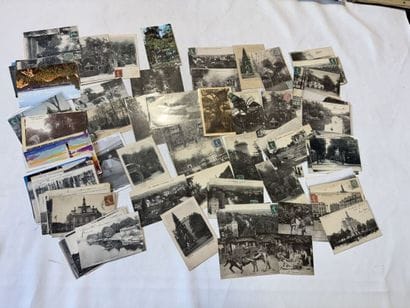 DEPARTEMENT 92, lot de 105 cartes sur divers...
