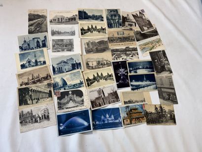PARIS, lot de 60 cartes sur Paris, expo universelle,...
