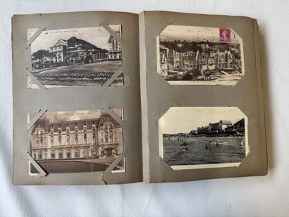 CALVADOS, album de cartes de divers communes...