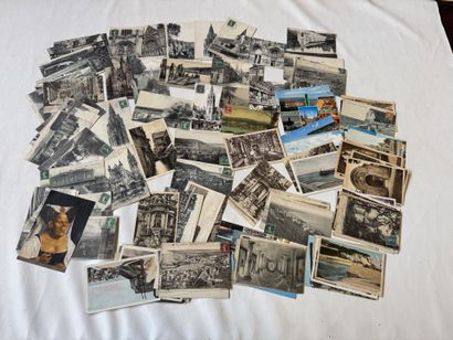DEPARTEMENT 76, lot de 134 cartes postales,...