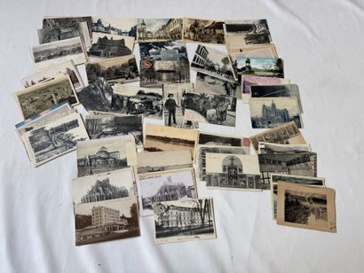 DEPARTEMENT 58, lot de 110 cartes sur divers...