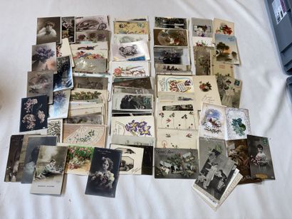 FANTAISIE ET DIVERS, lot de 11 cartes (1...