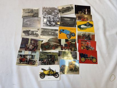 VOITURES, lot de 24 cartes sur le thème