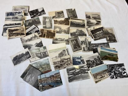 DEPARTEMENT 35, lot de 132 cartes sur divers...