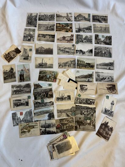TROUVILLE, lot de 62 cartes en sélection...