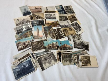 ITALIE, lot de 56 cartes sur Venise