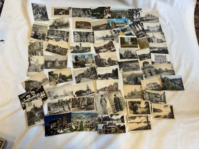 DEPARTEMENT 03, lot de 163 cartes sur divers...
