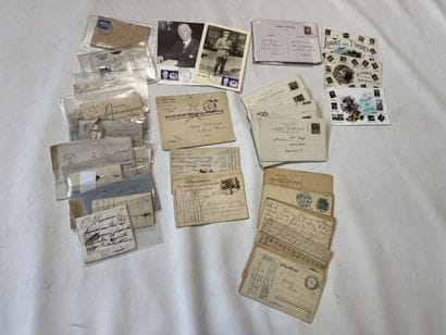 TIMBRES, CORRRESPONDANCE, lot a trier, dont...