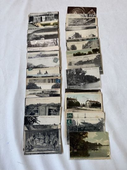 DEPARTEMENT 95, lot de 122 cartes sur divers...