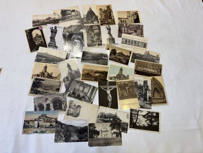 DEPARTEMENT 43, lot de 33 cartes sur divers...