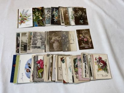 FANTAISIE ET DIVERS, lot de 11 cartes (1...