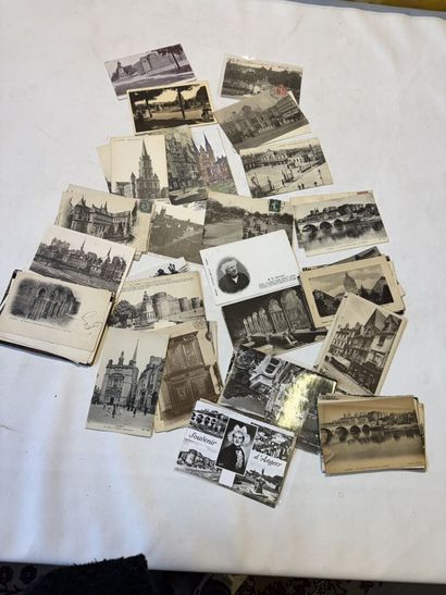 DEPARTEMENT 49, lot de 78 cartes sur divers...