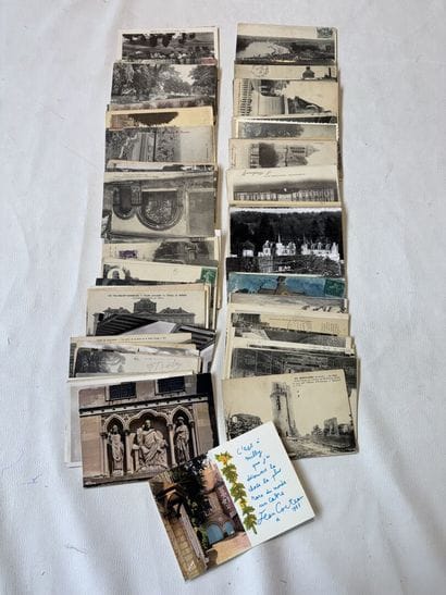 DEPARTEMENT 91, lot de 135 cartes sur divers...