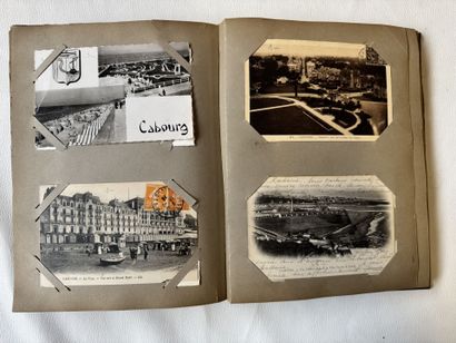 CALVADOS, album de cartes de divers communes...
