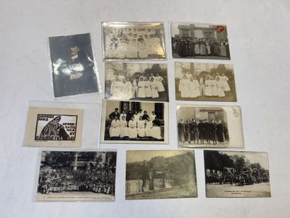 ISSY LES MOULINEAUX, lot de 11 cartes photos...