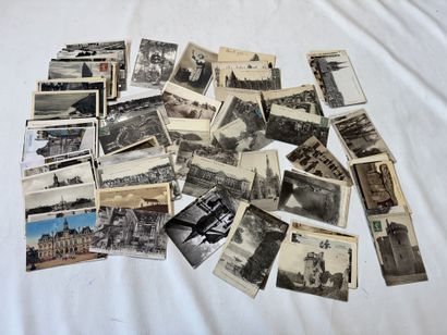 DEPARTEMENT 56, lot de 106 cartes sur divers...