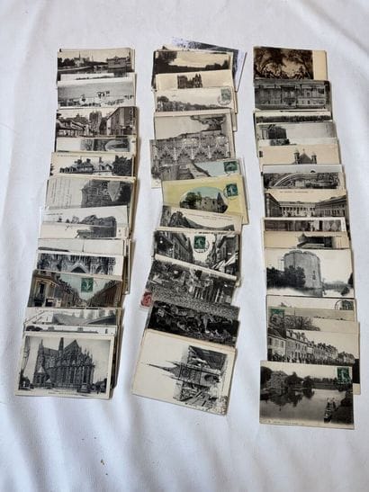 DEPARTEMENT 80, lot de 178 cartes sur divers...