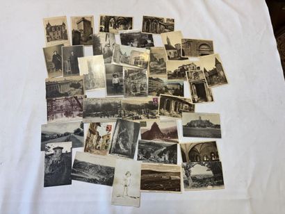 DEPARTEMENT 42, lot de 35 cartes sur divers...