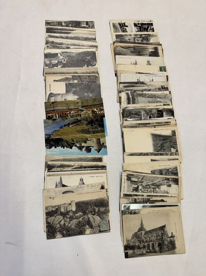 DEPARTEMENT 14, lot de 143 cartes postales...