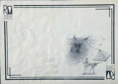 Cesar(1921-1998)
Dessin au stylo bille sur...