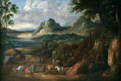 Ecole Flamande vers 1650 suiveur de Frans...