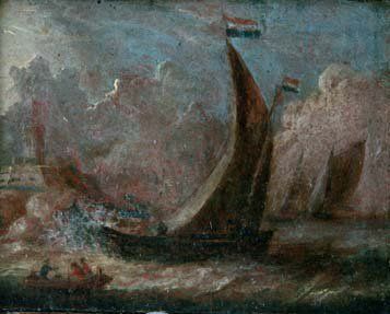 Ecole Hollandaise du XVIIIème siècle
Navires...