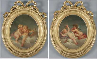 Charles Gustave Housez (1822-1880)
Jeux d'amour...