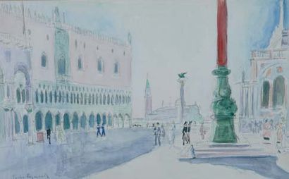 Carlos Raymond (1884-1970)
La place Saint...