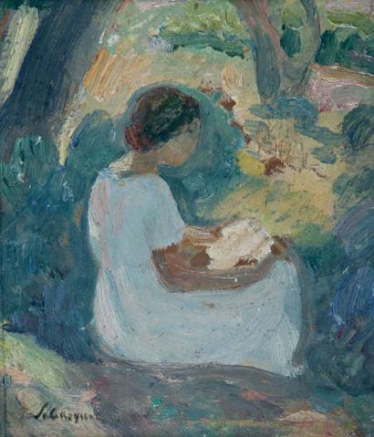 Henri Lebasque (1865-1937)
Jeune femme assise...