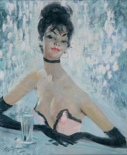 Jean Gabriel Domergue (1889-1962)
Jeune élégante...