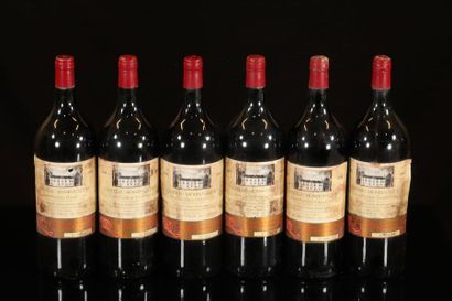 Vin - 6 bouteilles 150 cl Rouge Saint-Emilion...