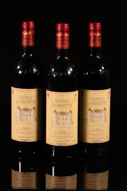 Vin - 18 bouteilles 75 cl Rouge Cahors Lagrézette...