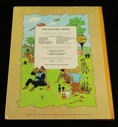 BD - Tintin au pays de l'or noir 1956
Région:...