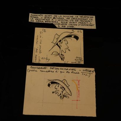 Planche - BD - Morris dessinateur Lucky Luke...