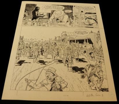 Planche - BD - Hermann série Comanche le...