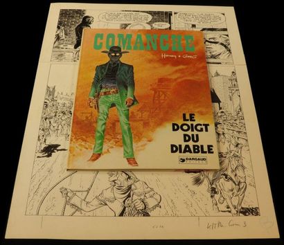 Planche - BD - Hermann série Comanche le...