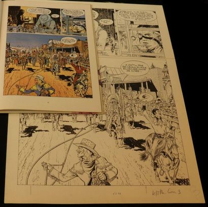 Planche - BD - Hermann série Comanche le...