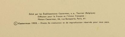 BD - Tintin les cigares du pharaon 1958
Région:...