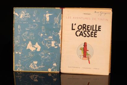 BD - Hergé lot de 15 bandes dessinées tintin...