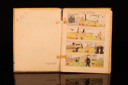 BD - Hergé lot de 15 bandes dessinées tintin...