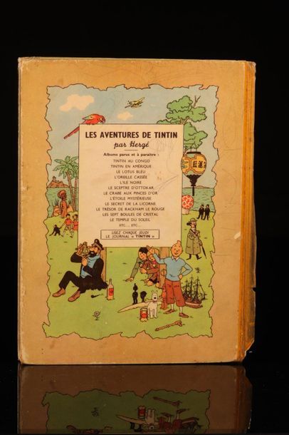 BD - Hergé lot de 15 bandes dessinées tintin...