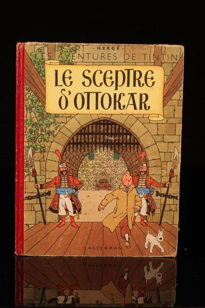 BD - Hergé lot de 15 bandes dessinées tintin...