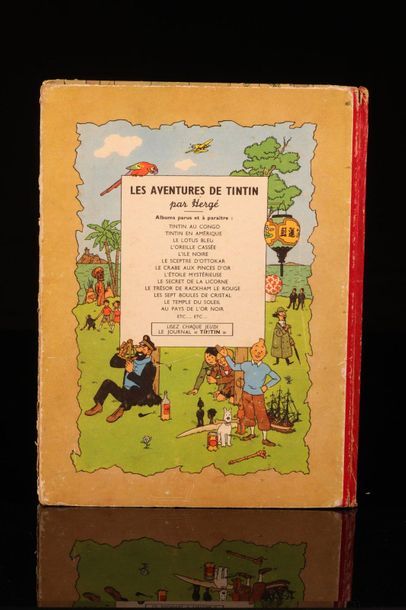 BD - Hergé lot de 15 bandes dessinées tintin...