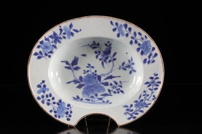 China 18th century white blue porcelain beard...