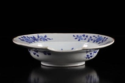 China 18th century white blue porcelain beard...
