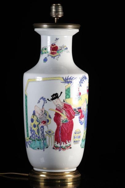 China porcelain vase decorated with 20th...